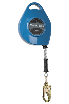 FallTech DuraTech SRL with 60' Galvanized Cable and Side-payout Aluminum Housing - 7265C