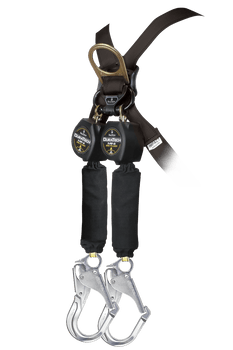 FallTech 6' Arc Flash Mini Personal SRL with Aluminum Rebar Hooks Includes Steel Dorsal Connecting Carabiner - 72906TB5