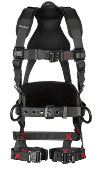 FallTech FT-Iron 3D Standard Belted Harness Quick Connect Buckle Leg Adjustment - Small/Medium - 8144QCSM