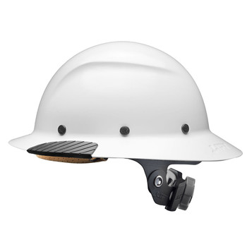 Lift Safety DAX Carbon Fiber Full Brim Hard Hat - White - HDC-18WG