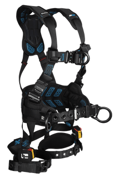 FallTech FT-One 4D Construction Climbing Full Body Harness Tongue Buckle Leg Adjustments - 2X - 8127BFD2X