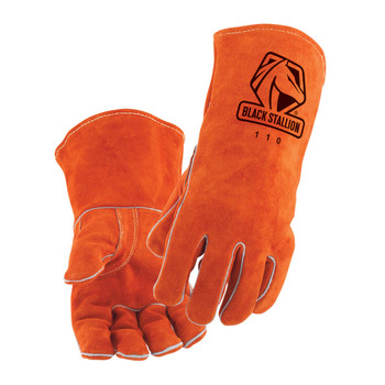 Black Stallion Shoulder Split Cowhide Stick Glove - 110 - 1/Pair