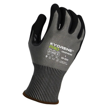 Armor Guys 00-850 Kyorene Pro 15 Gauge Black HCT MicroFoam Cut A5 Glove - 1/Pair