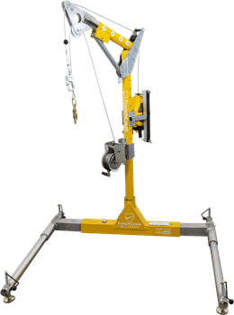 French Creep 4pc Confined Space Davit System with 12" to 30" Offset Davit Arm w/ 50' SRL & Winch
