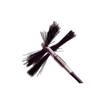 Nikro Replacement 4" Round Nylon Button Lock Brushes - 862049