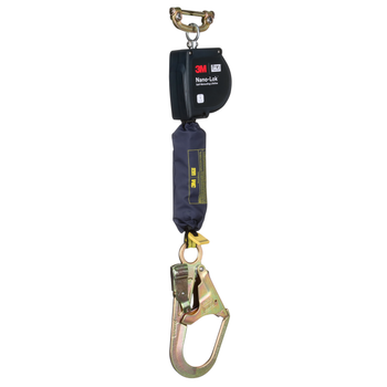 3M DBI-SALA 9 ft. Class 1  Nano-Lok XL Self-Retracting Lifeline with Steel Rebar Hook - 3100602