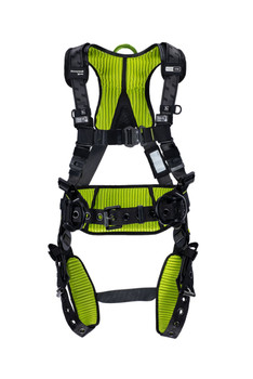 Miller H700 Construction Comfort 2 Point Harness w/ Tongue Buckle Leg Buckles and QC Chest Buckles H7CC2A1 - Size S/M