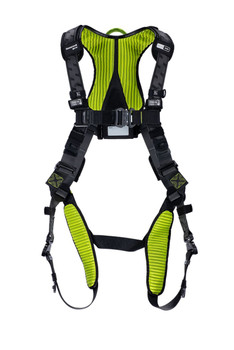Miller H700 Industry Comfort 1 Point Harness w/ QC Leg Buckles and QC Chest Buckles H7IC1A3 - Size XXL