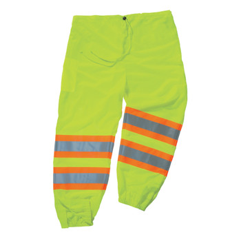 GloWear 8911 Hi-Vis Two-Tone Pants - Class E - Lime