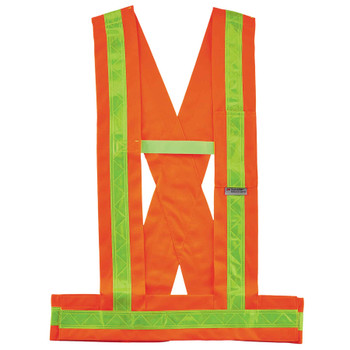 GloWear 8140BA Breakaway Hi-Vis Safety Sash - Type O, Class 1 - Orange