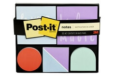 Post-it® Notes BOX-PLAYA -  Assorted shapes