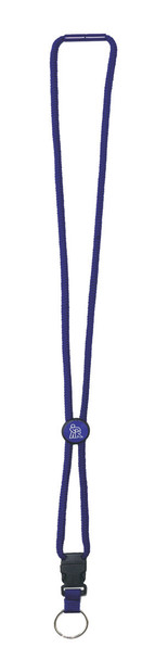 Soft Braided Round Breakaway Lanyards Black End Fitting: Split Ring 10/Pack - DNH648BK
