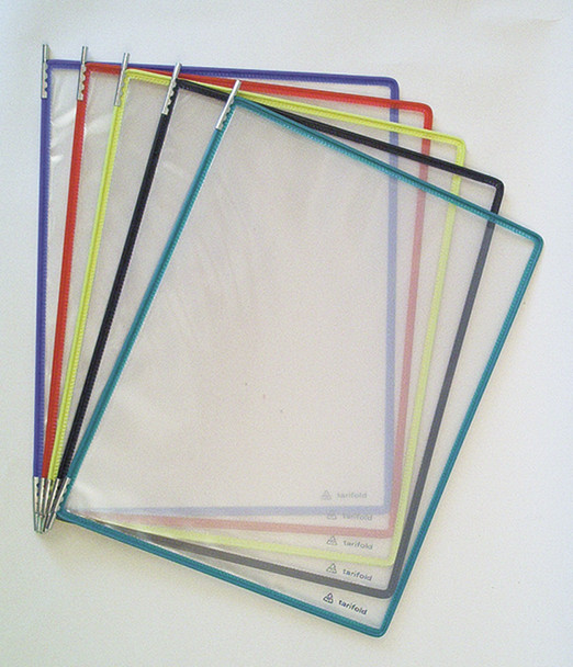 Doc-Pockets With Pivot Tabs Red 10/Pack - DTR811RD