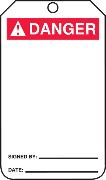 Blank Tags Self-Laminating RP-Plastic 5/Pack - MDT205LPM