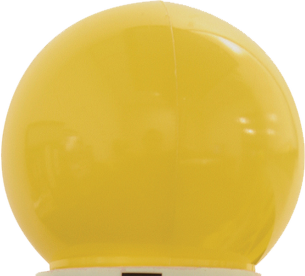 Accessories For Stanchion Posts: Replacement Ball Top White Regular-Duty Stanchion Post 1/Each - PRC941WT