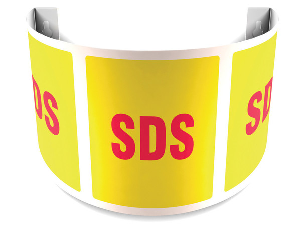 180D Projection Safety Sign: SDS Panel Size: 12" 1/Each - PSJ373
