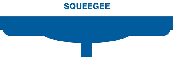 Tool Shadows: Squeegee Heads White Single Blade - 24" 1/Each - PVR338WT