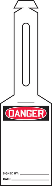 Loop 'n Strap Tag OSHA Danger Safety Tag - TAL321