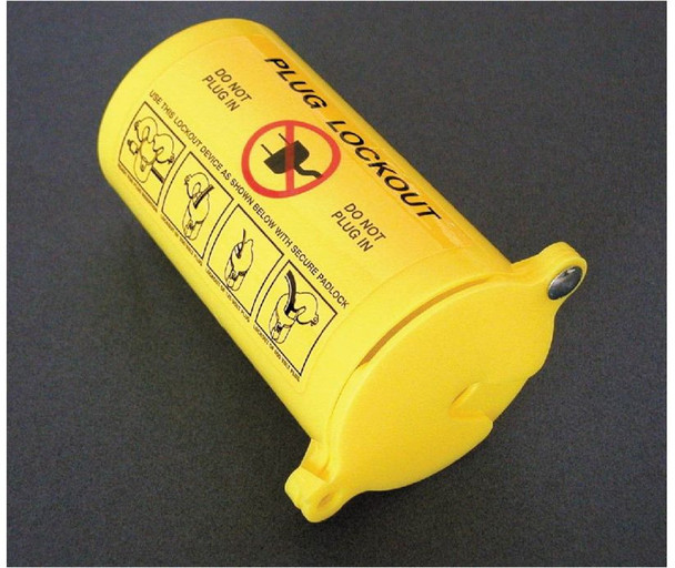 Plug Lockout - Yellow - Large - HLD