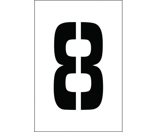 Stencil - Number 8 - 4" - PMC4-8