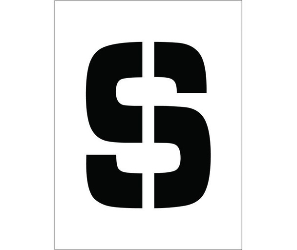 Stencil - Letter S - 8" - PMC8-S