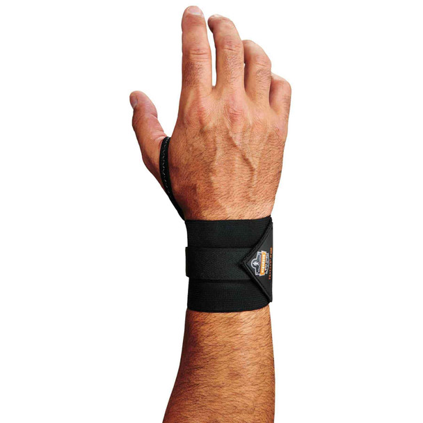 ProFlex 420 Wrist Wrap Support - Thumb Loop - Black