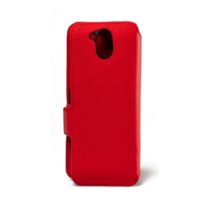 BlindShell Classic 2 Cardinal Red Leather Flip Case.