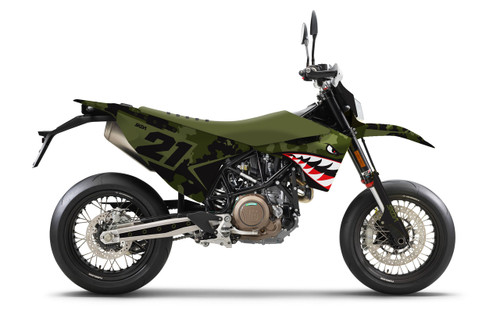 BOMBER Khaki 701 Full Graphics Kit
