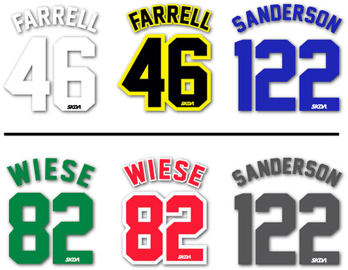Custom Iron-On Jersey Prints by SKDA