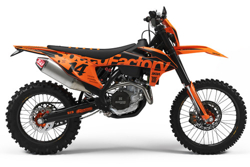 SSF V2 Org/Blk KTM Full Graphics Kit