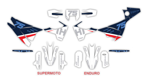 DIVIDE NAVY 701 Full Graphics Kit