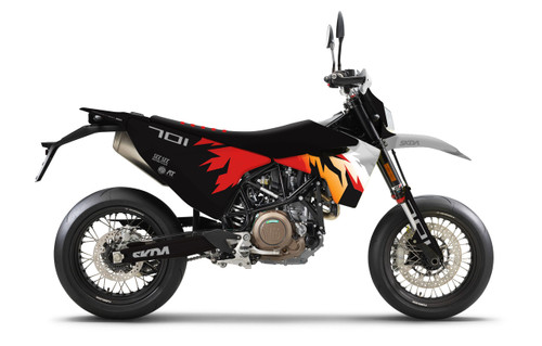 Husqvarna 701 Full Graphics Kit & Seat Cover by SKDA