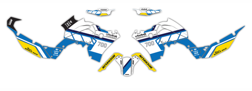 Yamaha Tenere 700 Full Graphics Kit & Seat Cover by SKDA