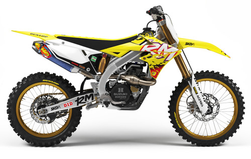 2018 2019 2020 Suzuki Retro Graphics Kit by SKDA