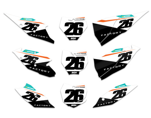 KTM Number Plates by SK Designs Australia