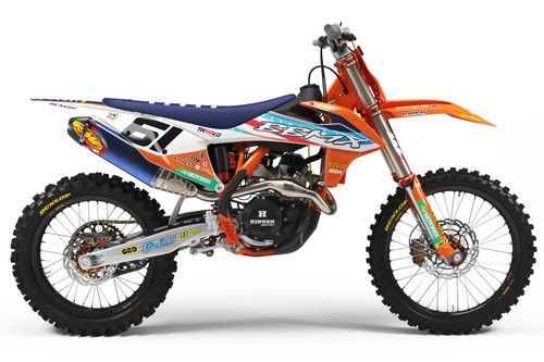 22 BBMX REDBUD KTM Full Graphics Kit