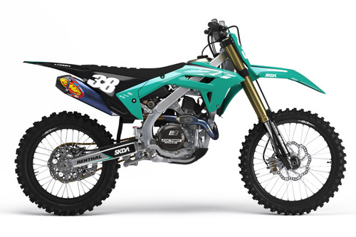 DEPART Blk/Teal  Honda Full Graphics Kit