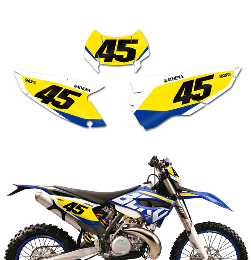 Husaberg Race Number Plates - by SK Designs Australia