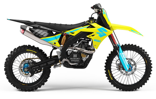 RMZ 450 2018 Suzuki Graphics Kit - By SK Designs Australia