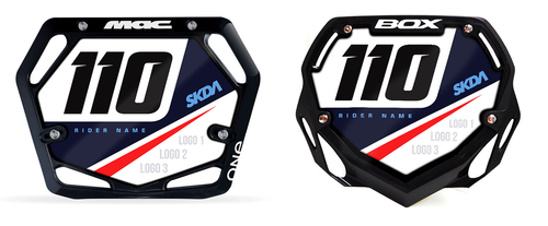 MAC / BOX Custom BMX Plates