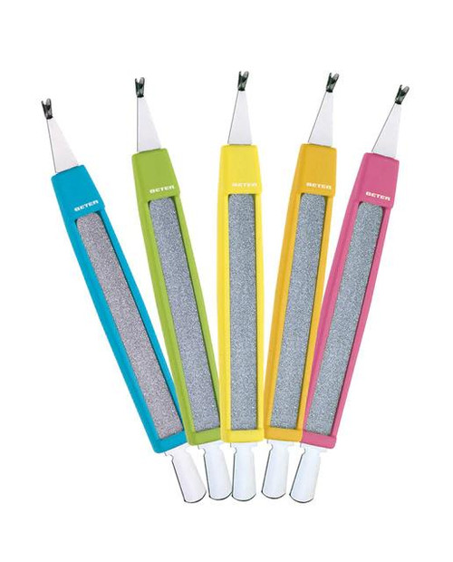 Beter cortacutículas de triple uso con bajapieles y lima