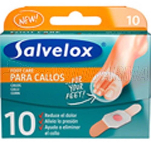 SALVELOX APOSITO PROTECTOR PARA CALLOS, 10 Unidades