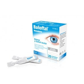 Bañoftal lubricante ocular 20 monodosis