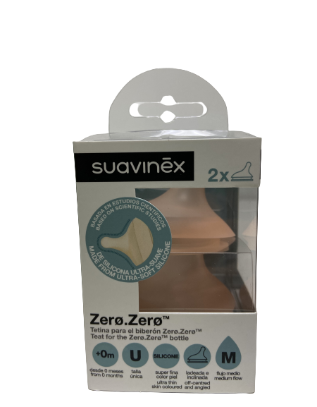 Tetina silicona anticólico suavinex flujo s