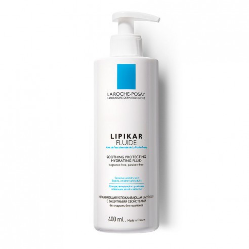 Lipikar gel fluido hidratante de cuerpo la roche 400 mL