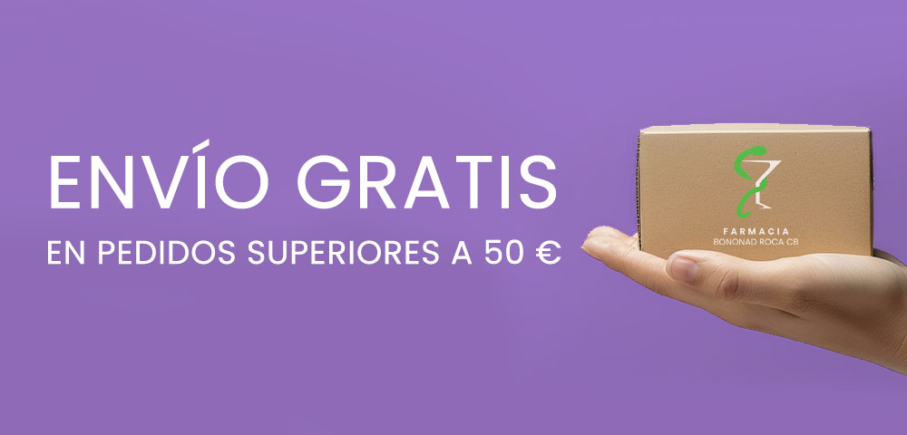 Envíos gratis en pedidos superiores a 50€ en Farmacia Bononad Roca