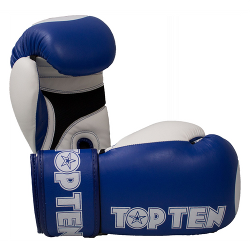 TOP TEN W.A.K.O. Boxing Gloves 10oz "STAR" XLP Blue (2068-6010)