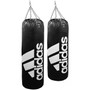 5FT ADIDAS BLACK FAT PUNCH BAG-LARGE LOGO