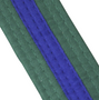 Belts - Coloured Belt With Coloured Stripe Adult