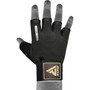 GYM TRAINING GLOVES T2 HALF BROWN